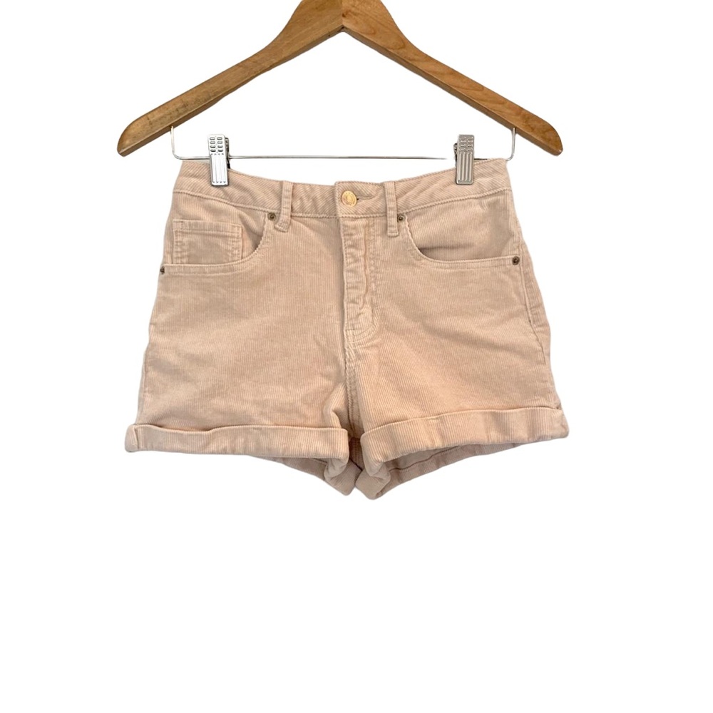 Forever 21 Blush nude pink corduroy shorts